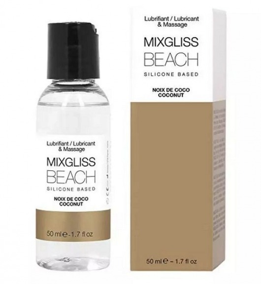 Смазка на силиконовой основе Mixgliss Beach - 50 мл. - Mixgliss - купить с доставкой в Костроме
