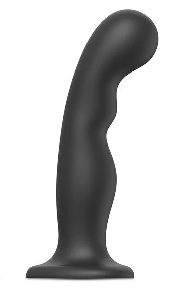 Черная насадка Strap-On-Me Dildo Plug P G size XXL - Strap-on-me - купить с доставкой в Костроме