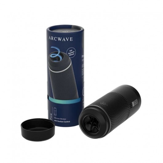 Черный мастурбатор с контролем всасывания Arcwave Pow Stroker - Arcwave - в Костроме купить с доставкой