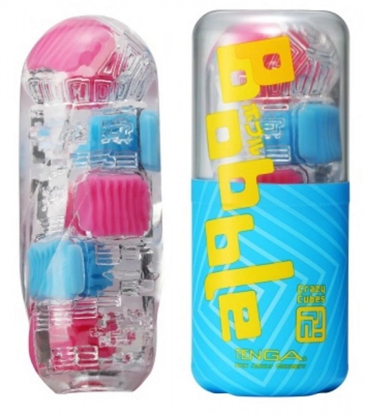 Мастурбатор Tenga Bobble Crazy Cubes - Tenga - в Костроме купить с доставкой