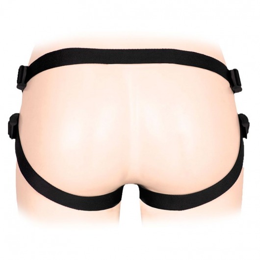 Черные трусики для страпона в комплекте с коннектором и насадкой - Notabu - купить с доставкой в Костроме