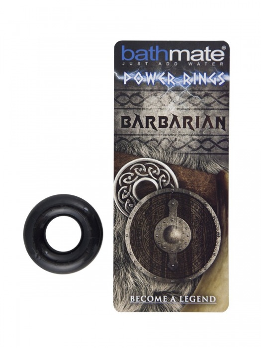 Чёрное эрекционное кольцо Barbarian - Bathmate - в Костроме купить с доставкой