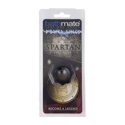 Чёрное эрекционное кольцо Spartan - Bathmate - в Костроме купить с доставкой