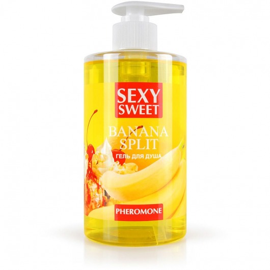 Гель для душа Sexy Sweet Banana Split с ароматом банана и феромонами - 430 мл. -  - Магазин феромонов в Костроме