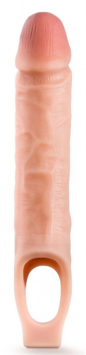 Телесная насадка на пенис 10 Inch Cock Sheath Extender - 25 см. - Blush Novelties - в Костроме купить с доставкой