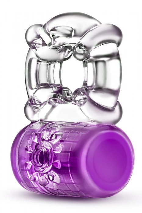 Фиолетовое эрекционное виброкольцо Pleaser Rechargeable C-Ring - Blush Novelties - в Костроме купить с доставкой