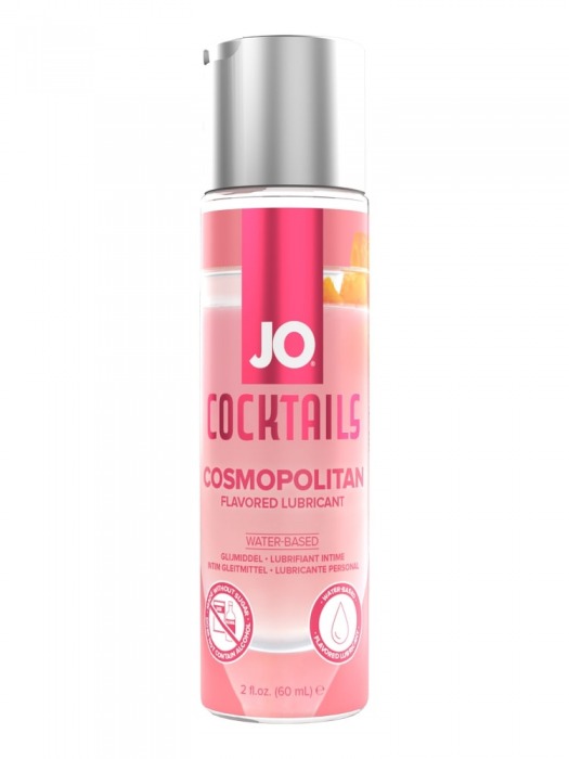 Вкусовой лубрикант на водной основе JO Cocktails Cosmopolitan - 60 мл. - System JO - купить с доставкой в Костроме