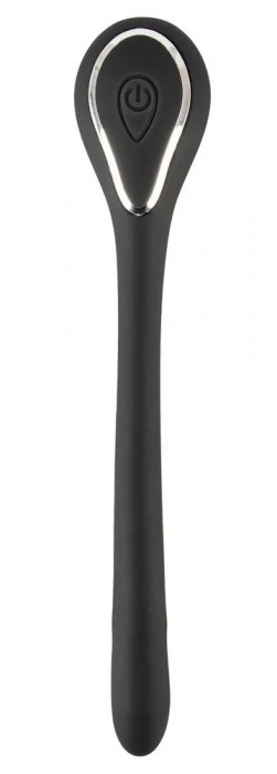 Черный гибкий уретральный стимулятор с вибрацией Vibrating Bendable Dilator - 13,5 см. - Orion - купить с доставкой в Костроме