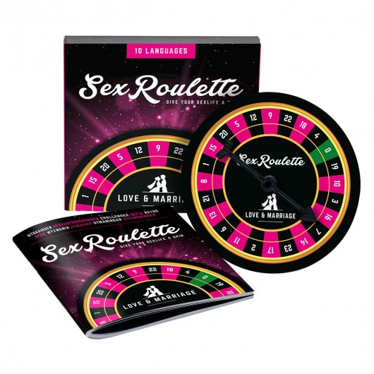 Настольная игра-рулетка Sex Roulette Love   Marriage - Tease&Please - купить с доставкой в Костроме