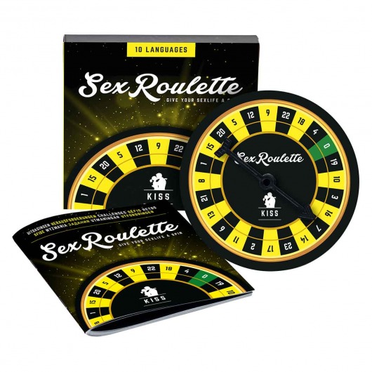 Настольная игра-рулетка Sex Roulette Kiss - Tease&Please - купить с доставкой в Костроме