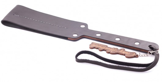 Гладкий мягкий удлиненный пэддл с заклепками - 32 см. - Crazy Handmade - купить с доставкой в Костроме