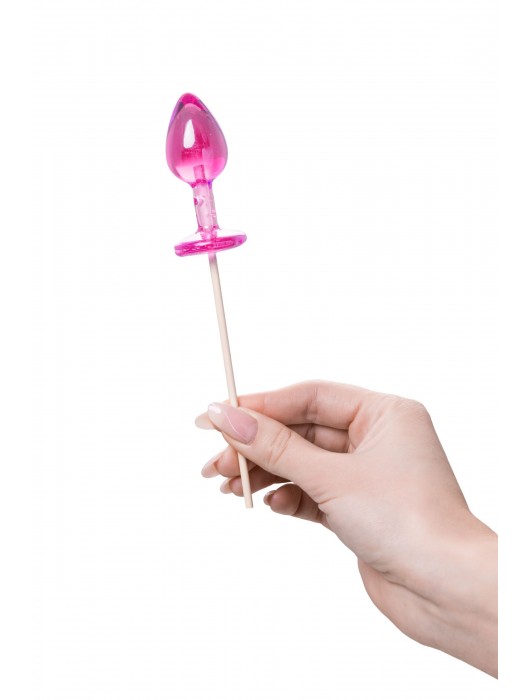 Розовый леденец  в форме анальной втулки со вкусом айриш крим - 29 гр. - Sosuчki - купить с доставкой в Костроме