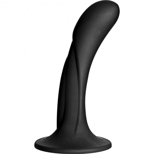 Черная изогнутая насадка Vac-U-Lock G-Spot - 16,5 см. - Doc Johnson - купить с доставкой в Костроме