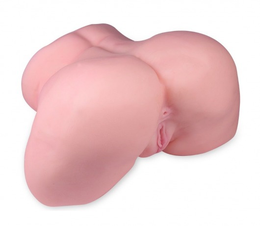 Реалистичный мастурбатор-полуторс с 2 рабочими отверстиями - S-HANDE - в Костроме купить с доставкой