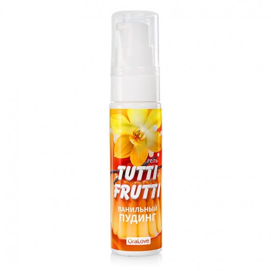 Интимный гель на водной основе Tutti-Frutti  Ванильный пудинг  - 30 гр. - Биоритм - купить с доставкой в Костроме