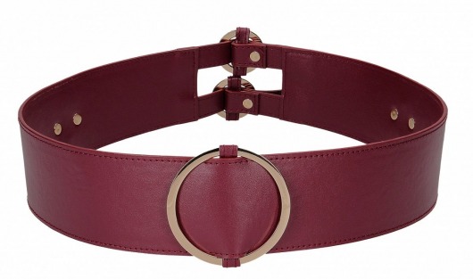 Бордовый ремень Halo Waist Belt - размер L-XL - Shots Media BV - купить с доставкой в Костроме