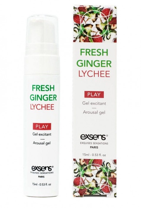 Возбуждающий гель Fresh Ginger Lychee Arousal Gel - 15 мл. - Exsens - купить с доставкой в Костроме