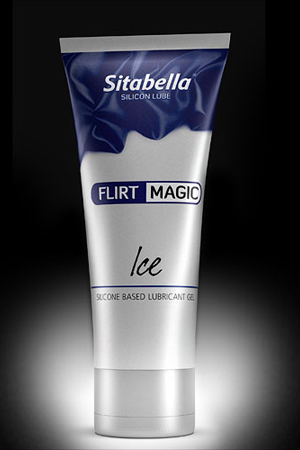Силиконовая гель-смазка FLIRT MAGIC Ice с лёгким пролонгирующим эффектом - 75 мл. - Sitabella - купить с доставкой в Костроме