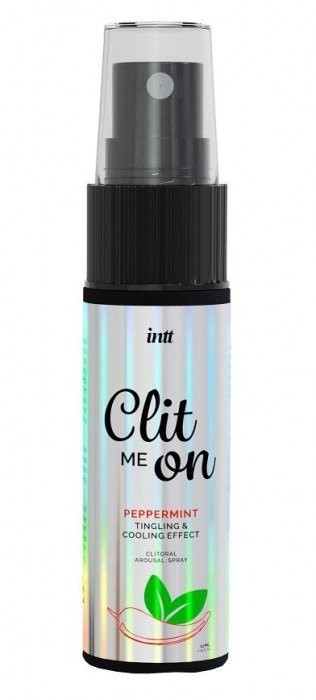 Клиторальный возбуждающий спрей Clit Me On Peppermint - 12 мл. - INTT - купить с доставкой в Костроме