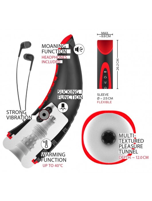 Автоматический мастурбатор WYNE 03 с подогревом - Orion - в Костроме купить с доставкой