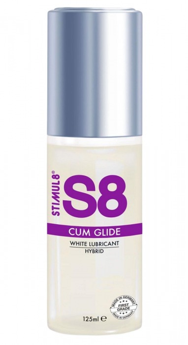 Гибридный лубрикант S8 Hybrid Cum Glide с консистенцией спермы - 125 мл. - Stimul8 - купить с доставкой в Костроме