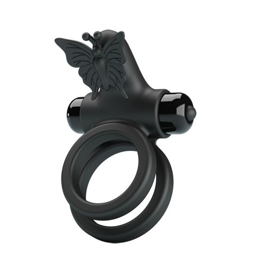 Черное эрекционное виброкольцо Passionate Ring IX - Baile - в Костроме купить с доставкой