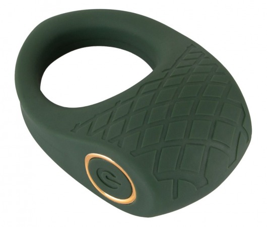 Зеленое эрекционное виброкольцо Luxurious Vibro Cock Ring - Orion - в Костроме купить с доставкой