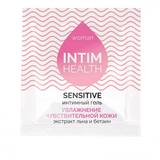 Саше интимного геля на водной основе Intim Health Sensitive - 3 гр. - Биоритм - купить с доставкой в Костроме