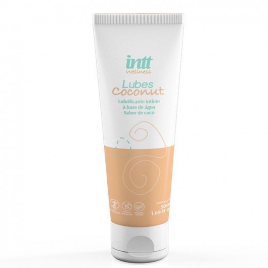 Лубрикант на водной основе Lubes Coconut с ароматом кокоса - 50 гр. - INTT - купить с доставкой в Костроме
