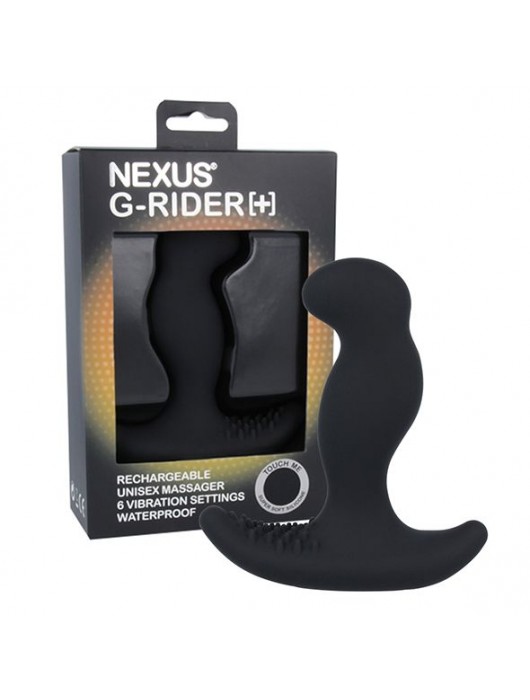 Черный вибромассажер простаты Nexus G-Rider+ - 12,6 см. - Nexus Range - в Костроме купить с доставкой