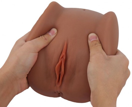 Мастурбатор Black Beauty - вагина и анус - S-HANDE - в Костроме купить с доставкой