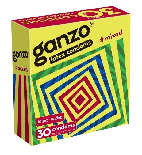 Микс-набор из 30 презервативов Ganzo Mixed - Ganzo - купить с доставкой в Костроме
