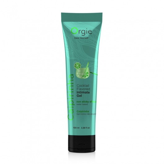 Съедобный интимный гель Orgie Lube Tube Cocktail Caipirinha - 100 мл. - ORGIE - купить с доставкой в Костроме