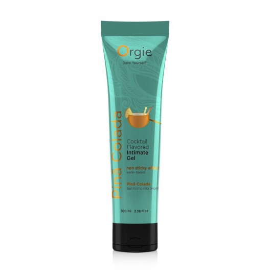 Съедобный интимный гель Orgie Lube Tube Cocktail Pina Colada - 100 мл. - ORGIE - купить с доставкой в Костроме