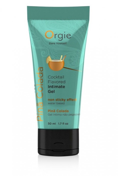 Съедобный интимный гель Orgie Lube Tube Cocktail Pina Colada - 50 мл. - ORGIE - купить с доставкой в Костроме