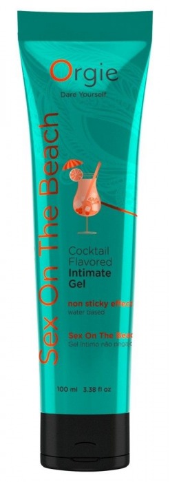Съедобный интимный гель Orgie Lube Tube Cocktail Sex On The Beach - 100 мл. - ORGIE - купить с доставкой в Костроме