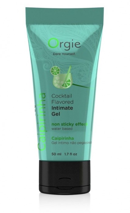 Съедобный интимный гель Orgie Lube Tube Cocktail Caipirinha - 50 мл. - ORGIE - купить с доставкой в Костроме