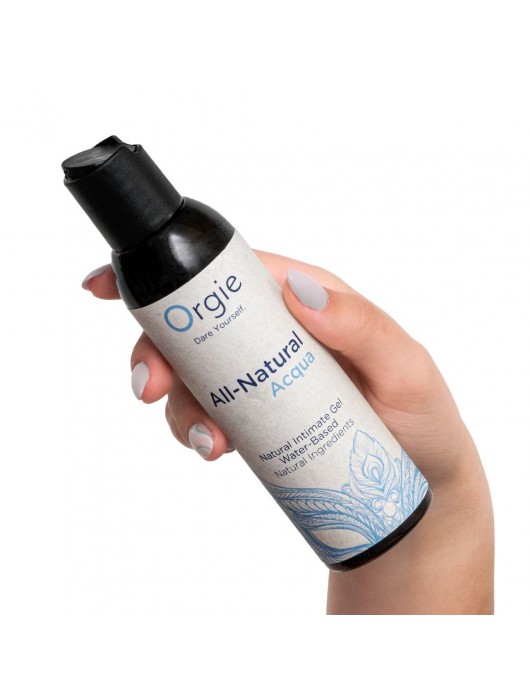 Интимный гель на водной основе Orgie All-Natural Acqua - 150 мл. - ORGIE - купить с доставкой в Костроме