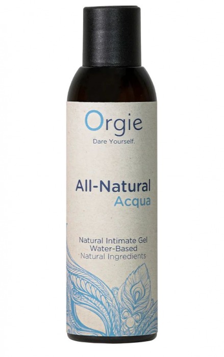 Интимный гель на водной основе Orgie All-Natural Acqua - 150 мл. - ORGIE - купить с доставкой в Костроме