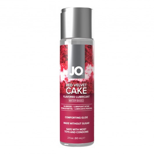 Лубрикант на водной основе JO H2O Red Velvet Cake Flavored Lubricant - 60 мл. - System JO - купить с доставкой в Костроме