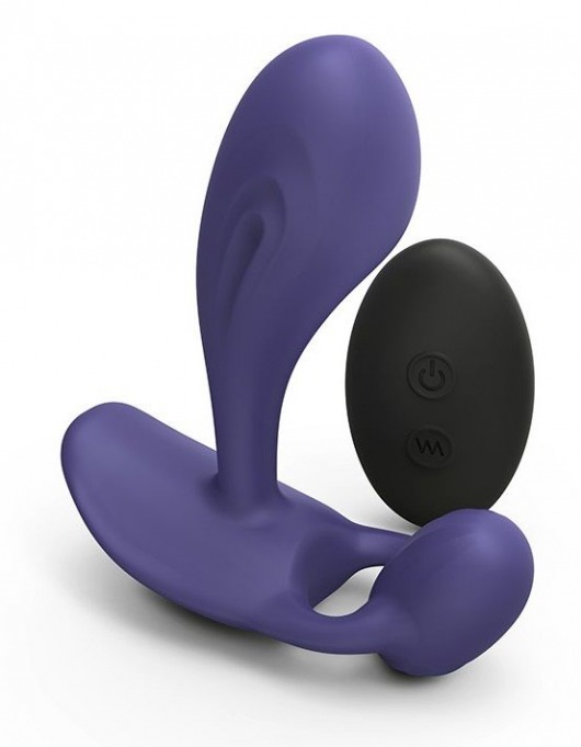 Темно-синий вибромассажер Witty P G Vibrator with Remote Control - Love to Love - в Костроме купить с доставкой