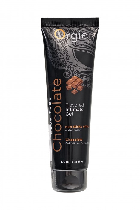 Интимный гель на водной основе Lube Tube Chocolate с шоколадным вкусом - 100 мл. - ORGIE - купить с доставкой в Костроме