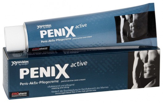 Возбуждающий крем для мужчин PeniX active - 75 мл. - Joy Division - купить с доставкой в Костроме