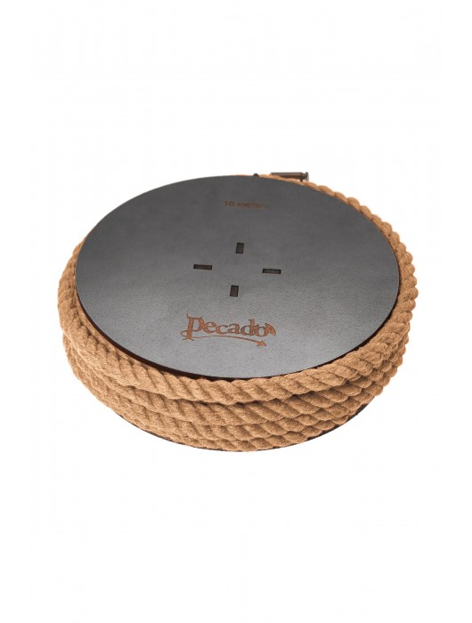 Джутовая веревка для шибари на катушке - 10 м. - Pecado - купить с доставкой в Костроме