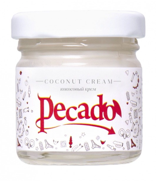 Массажная свеча Сoconut Cream - 35 мл. - Pecado - купить с доставкой в Костроме