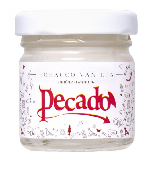 Массажная свеча Tobacco Vanilla - 35 мл. - Pecado - купить с доставкой в Костроме
