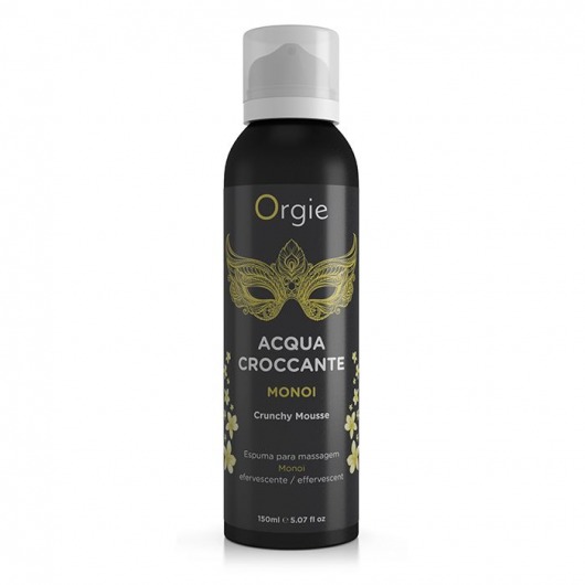 Хрустящая пенка для массажа Orgie Acqua Croccante Monoi с ароматом моной - 150 мл. - ORGIE - купить с доставкой в Костроме