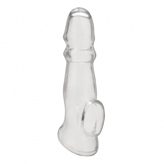 Прозрачная насадка для пениса Girthy Penis Enhancing Sleeve Extension - 17,1 см. - BlueLine - в Костроме купить с доставкой