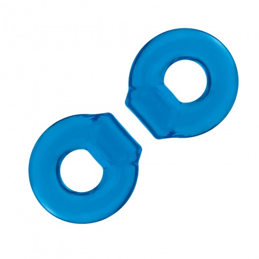Комплект из двух колец для пениса 2-Pack Ultra-Stretch Stamina Endurance Ring - BlueLine - в Костроме купить с доставкой