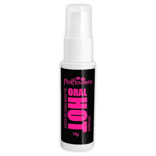 Гель для оральных ласк Oral Hot с согревающим эффектом - 15 гр. - HotFlowers - купить с доставкой в Костроме